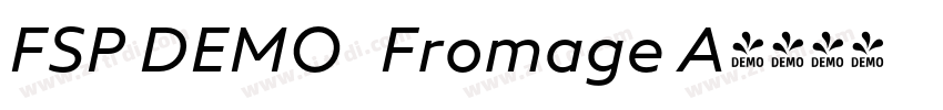 FSP DEMO   Fromage A字体转换